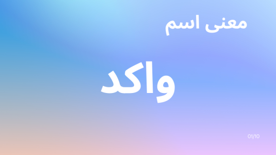 معنى اسم واكد