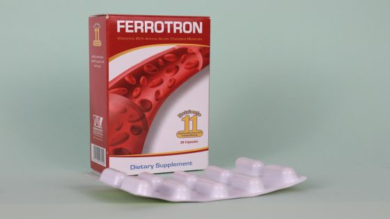 دواعي استعمال كبسول فيروترون Ferrotron مكمل غذائي