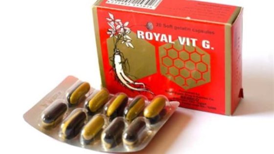 فوائد وأضرار فيتامينات رويال فيت جي Royal Vit G